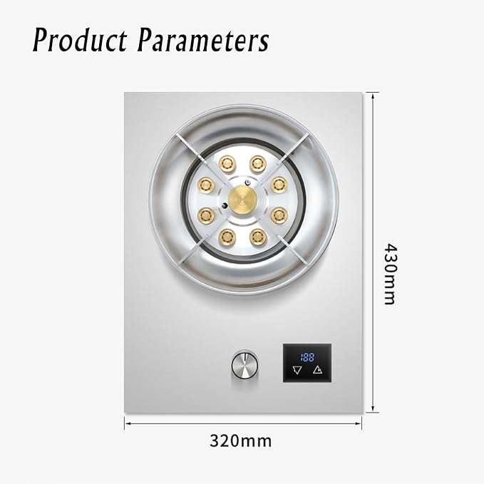 Estufa a Gas 1 Quemador 32 cm Multigas con Temporizador y Protección miniatura 2
