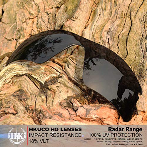 Lentille pour Oakley Radar Range 53-097 verre de rechange noir vert lunettes - 2