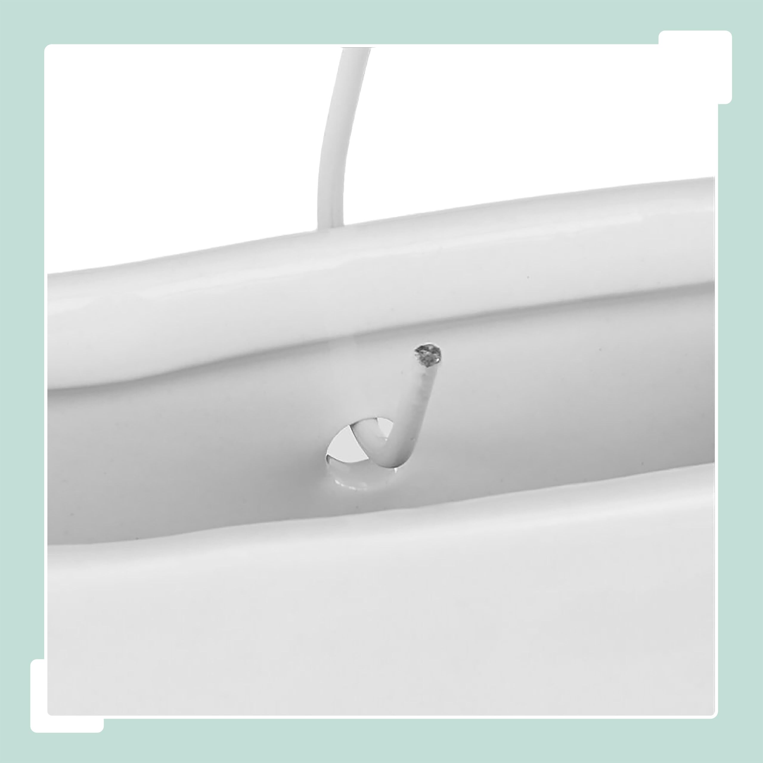 Humidificador Relaxdays para radiadores, set de 6, evaporador de agua, colgable, cerámica, blanco