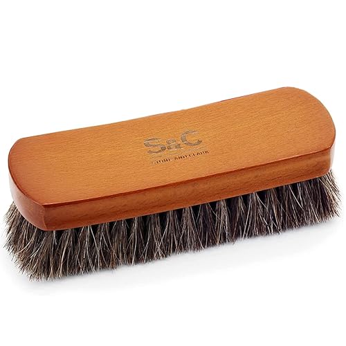 Stone and Clark Luxury Horsehair Shoe Polish Brush – Handcrafted