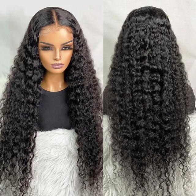 Smilenice Water Wave Human Hair wig for Black Women Glueless Wig Human Hair Pre Cut 6x6 HD Lace Front Wigs 180 Density - Image 4