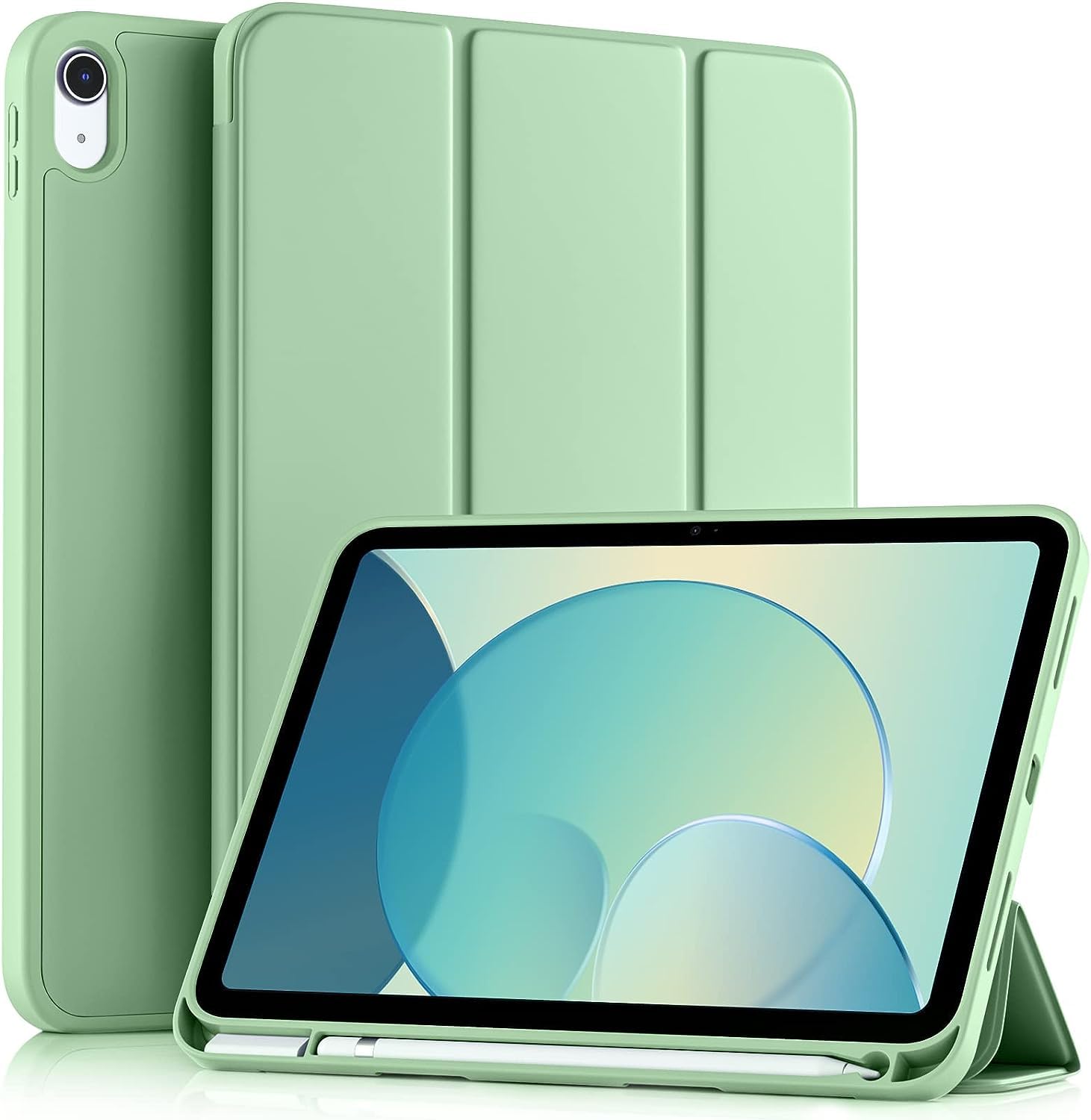 MOCA Smart Case for iPad (A16) 11th/10th Generation (2025/2022) [Auto Sleep/Wake Cover] [Pencil Holder] [Soft Flexible Case] Rugged Series for Apple iPad 10th/11th Gen-image-14