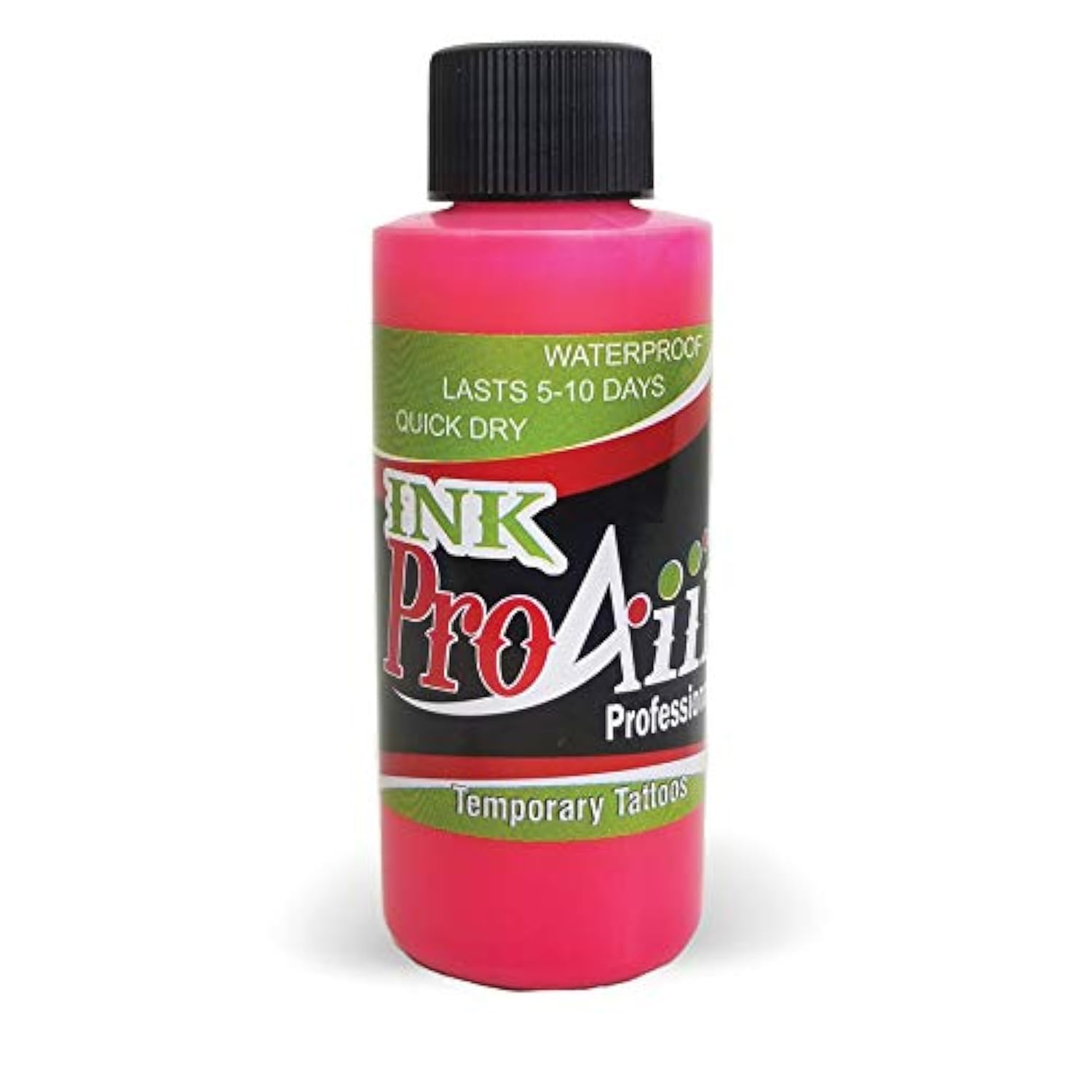 Body Paint - ProAiir Temporary Tattoo Ink - 4.2 oz (120ml) Fluorescent Hot Pink