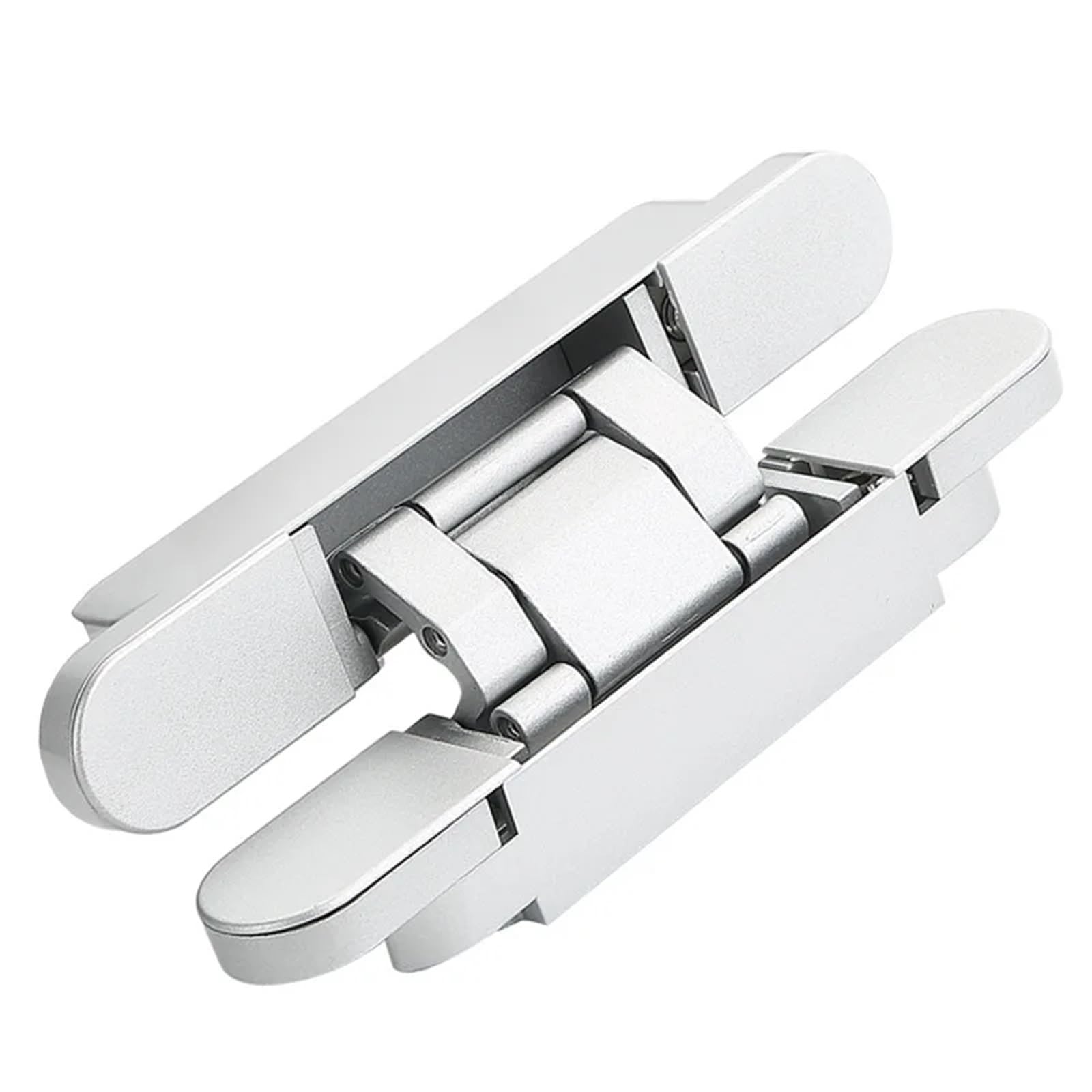 Bisagras con rodamiento de bolas, Bisagra dedicada for puerta oculta Bisagra oculta ajustable tridimensional Bisagra for puerta oculta Cruz(Gray,140x 30 mm)