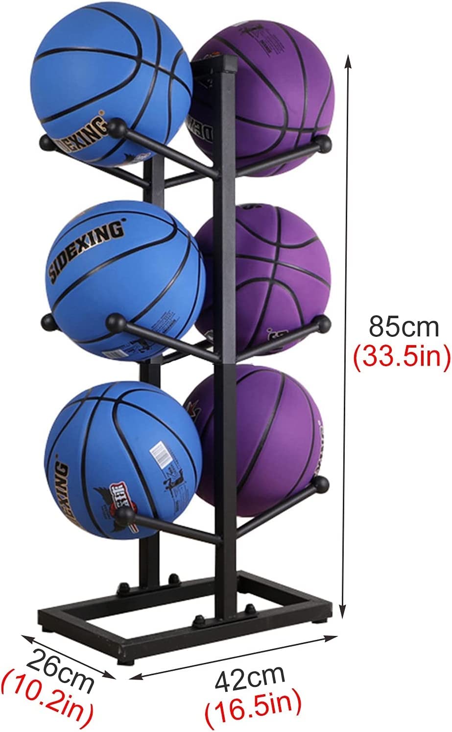 ボール整理カゴ 頑丈な両面ボールオーガナイザースタンド バスケットボール 株式会社錦 サッカー バレーボール用 ボールオーガナイザー 収納ラック Amazon.co.jp: Ball Organizer ボール整理カゴ 頑丈な両面ボール