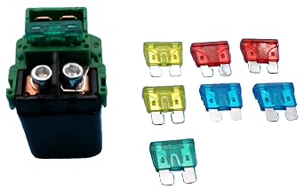 Starter Solenoid Relay for Honda CB600 CB750 CBR500 CBR650 CBR954 CBR1000 CRF250 CTX700 NT700 VT750 VT1100 VTX 1300 VTX1800 35850-MAH-000 35850-MT4-000 35850-MT4-003 35850-MR5-007 35850-MAH-000 Z148