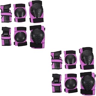 BESPORTBLE 12 Pçs/Conjunto Equipamento De Proteção Equipamento Esportivo Adulto Almofadas De Patinação Ciclismo Protetor De Pulso Equipamento Atlético Equipamento De Bicicleta Scooter Para