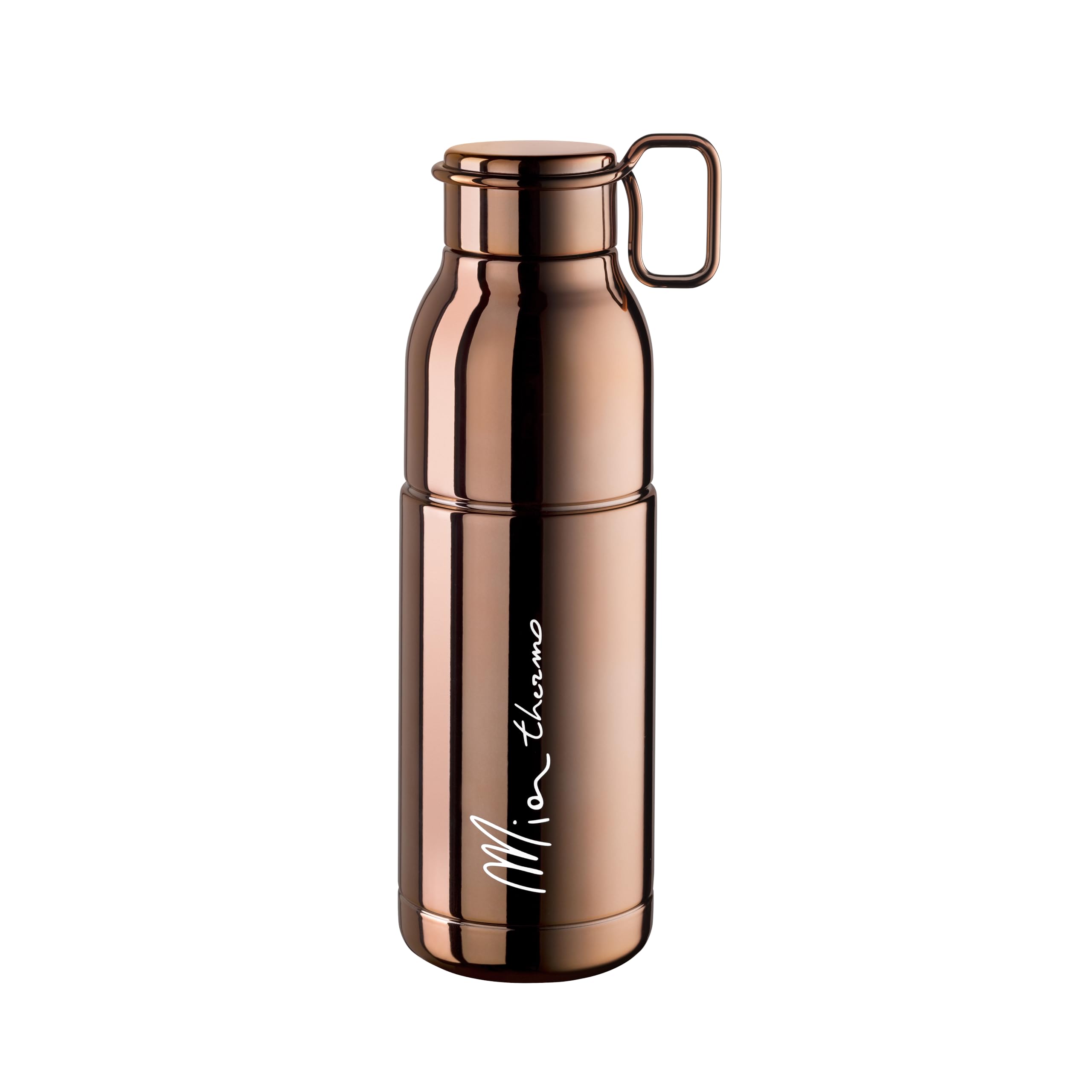 ELITE MIA Thermo-Trinkflasche Kupfer 550 ml – Isoliert, BPA-frei & Auslaufsicher – Für Fahrrad Outdoor Sport Wandern – Edelstahl Thermoflasche