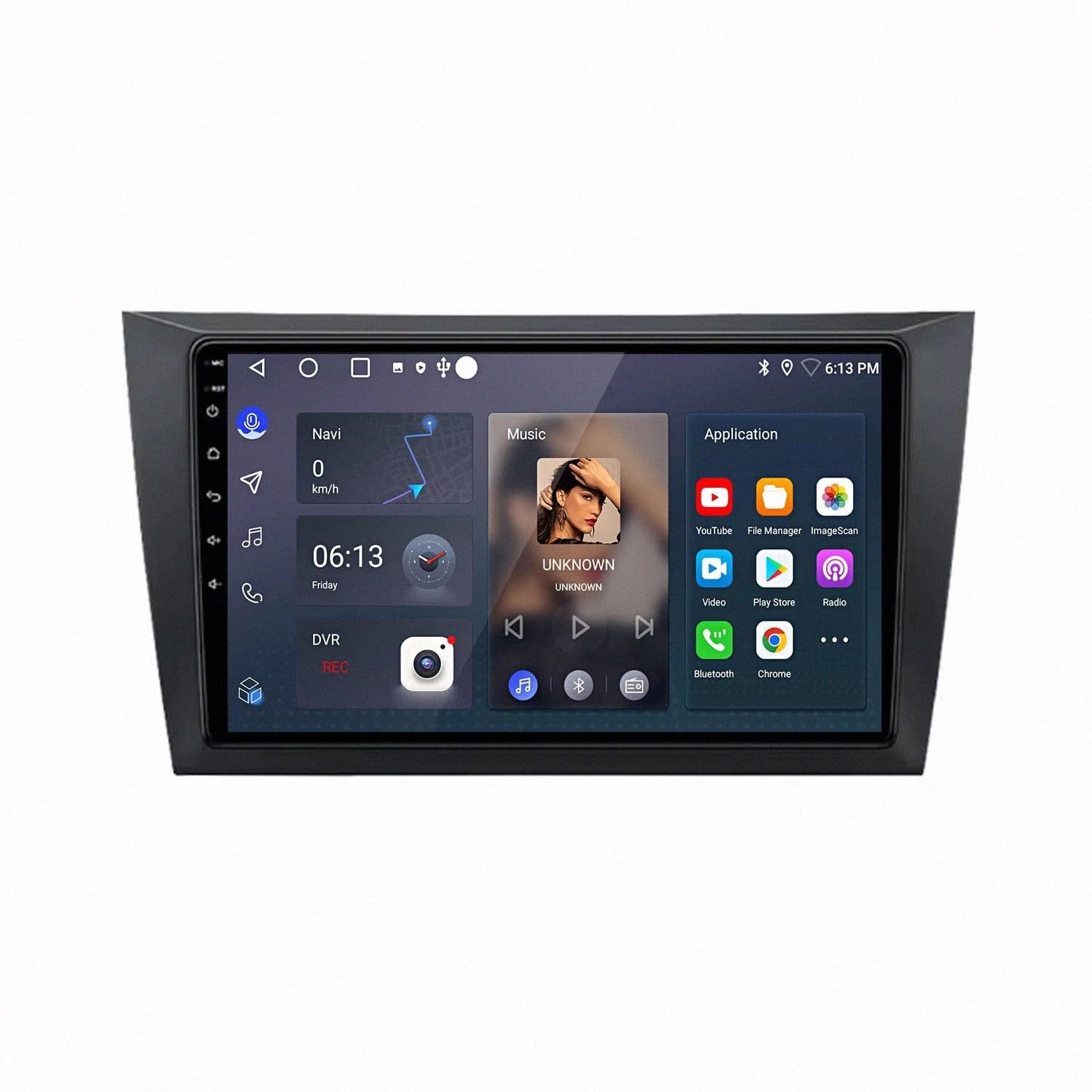 Pantalla Carplay Coche Inalámbrica Android Auto Mirror Link Bluetooth para VW Golf 6 8
