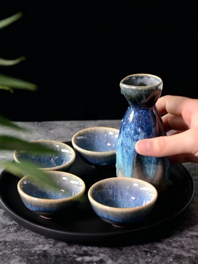 Amazon.co.jp: zjdgweh 酒器 セット おちょこ セット 徳利1個 ぐい呑み