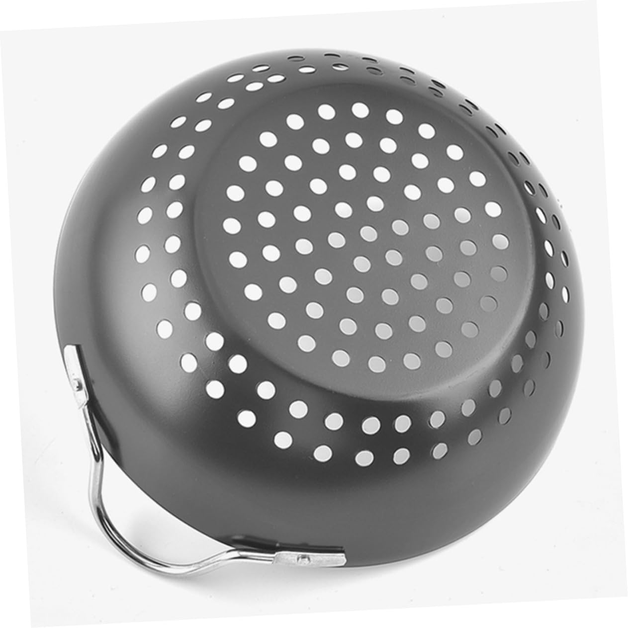 PartyKindom Cestello Design a Doppia Maniglia per Grigliare le Verdure in Acciaio al Carbonio Nero, Resistente alla Ruggine e Facile da Pulire per Barbecue Professionale