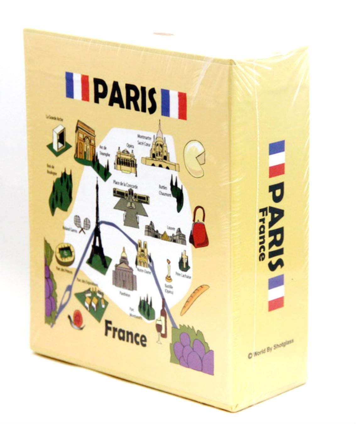 Amazon.com: Paris France Embossed Photo Album 100 Photos / 4x6