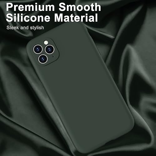 Miniatura 3 de DEENAKIN Funda compatible con iPhone 11 Pro Max con protector de pantalla, protección mejorada de la cámara, funda de silicona suave al tacto de la