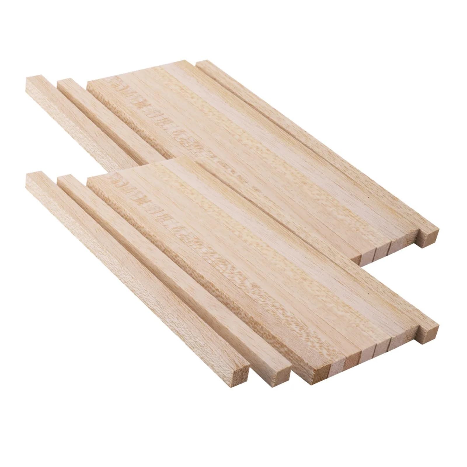 Varillas de madera, Palitos de madera for manualidades de 8 pulgadas x 0,39 pulgadas, paquete de 30