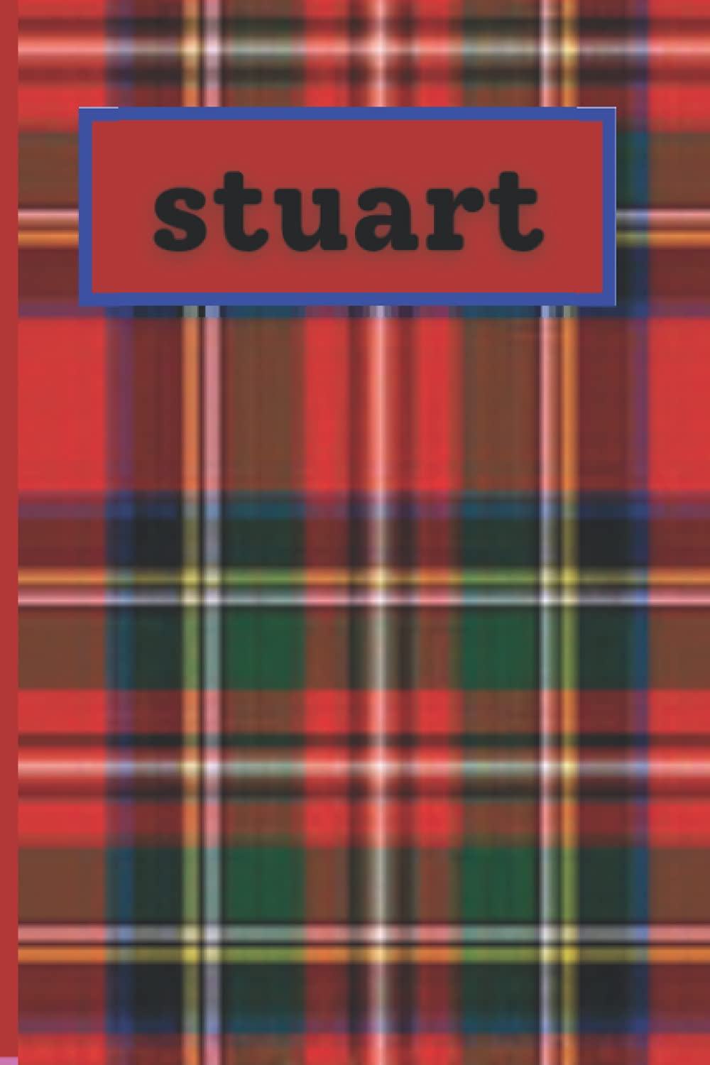 Stuart tartan: A5 lined note book