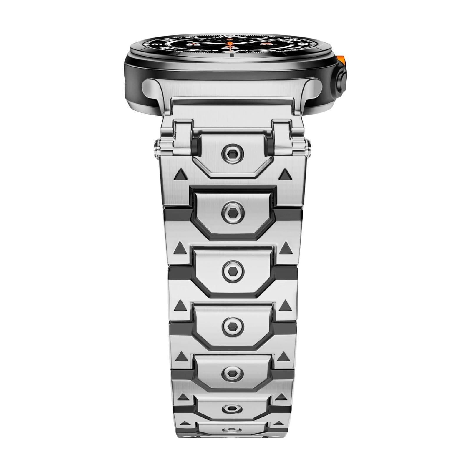 Para Samsung Galaxy Watch Ultra Correa 47mm Accesorios Pulsera deportiva Para Galaxy Watch 7 Ultra Titan Correas de reloj de acero inoxidable y metal Correas de reloj