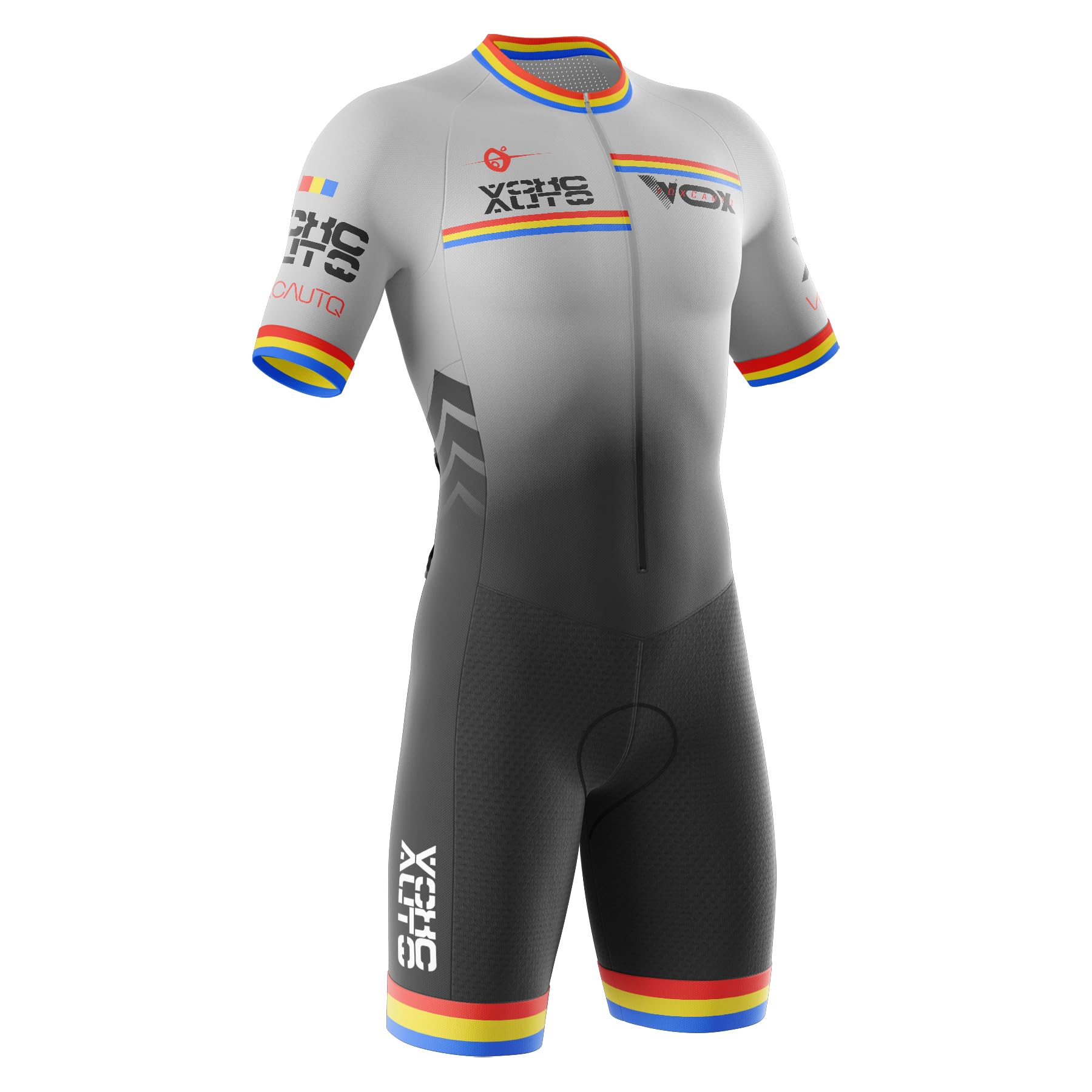 Traje de ciclismo para hombre, acolchado de gel, traje de triatlón para hombre, de secado rápido, para ciclismo, entrenamiento, bicicleta de carretera, ropa de ciclismo, duatlón