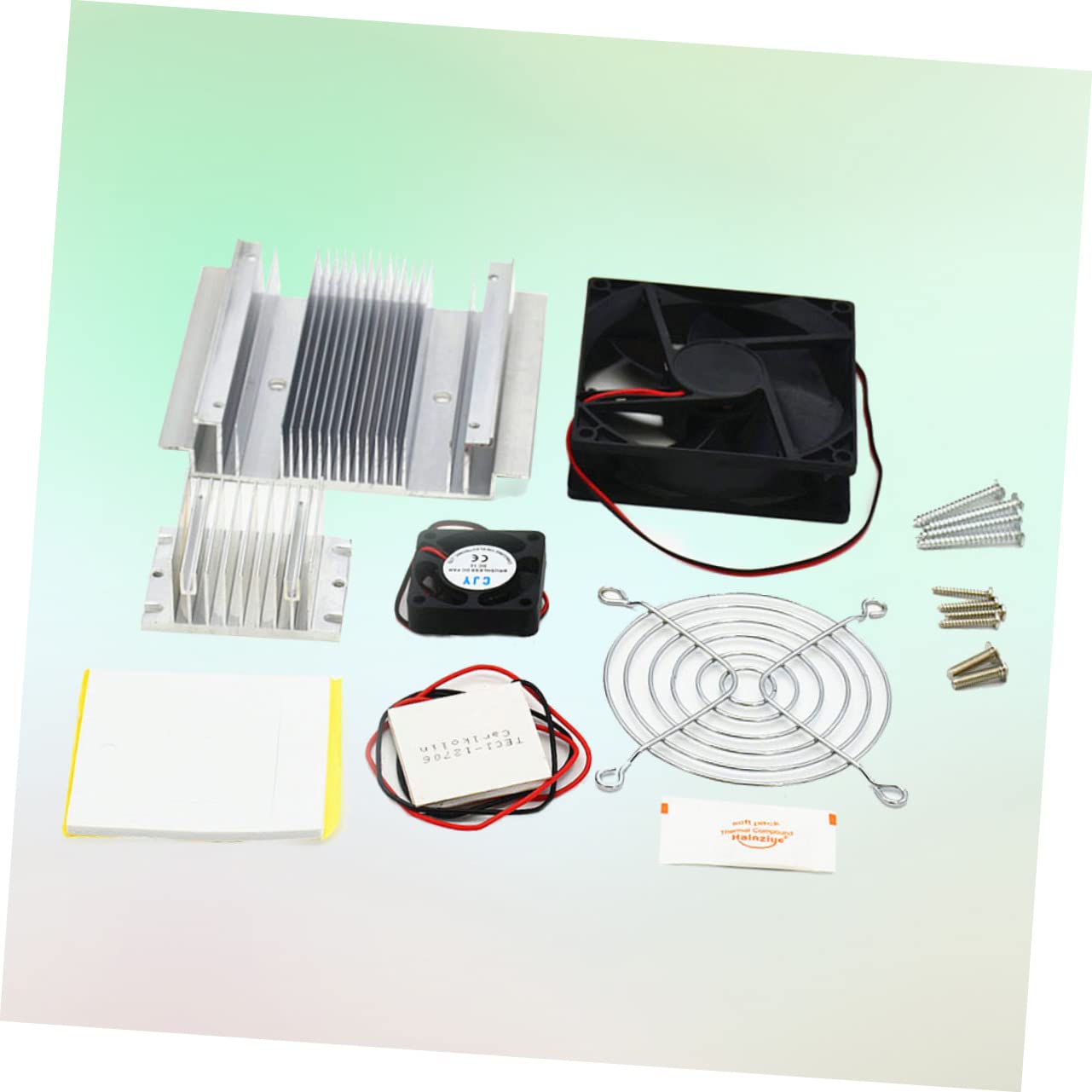 KONTONTY 60w Thermoelectric Peltier Module Aluminum Heat Sink for Cooling System