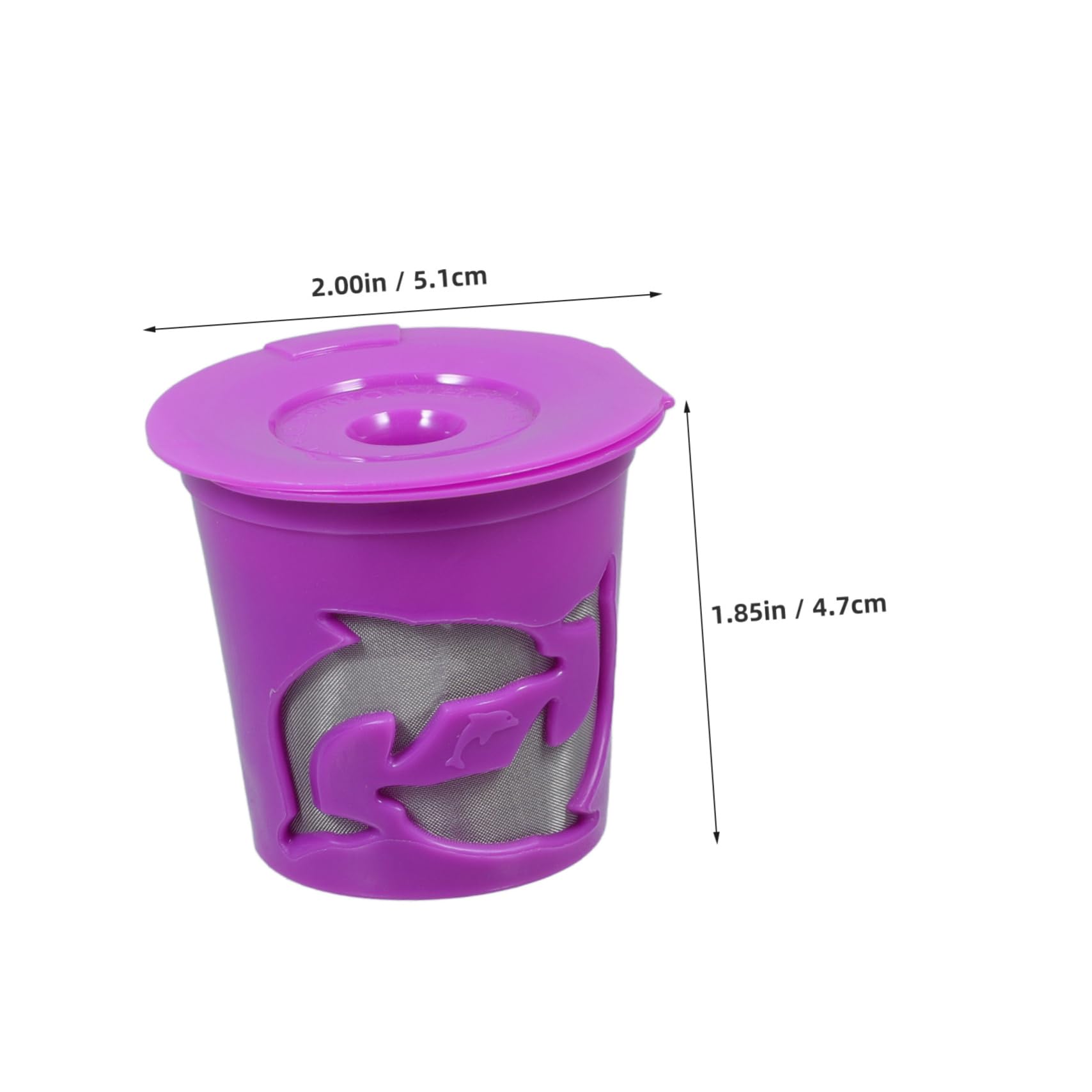 2Pcs Reusable Coffee Filters Wear Resistant Coffee Strainers Drainers for Convenient Brewing Multi Function Coffee Filter Cups