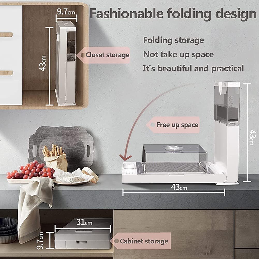 Vaporiera Elettrica H.Koenig VAP12 12L - Acciaio Inox, 3 Cestelli Impilabili, Timer 60min, Per Verdure/riso/pesce - Foto 7