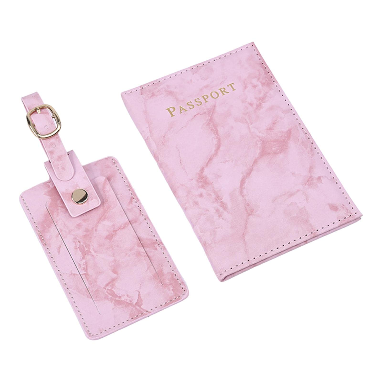 ™ Passport Cover and Luggage Tag Set Travel for Unisex Registration Plate Pink|Travel | Luggage Accessories | Luggage Tags-image-36
