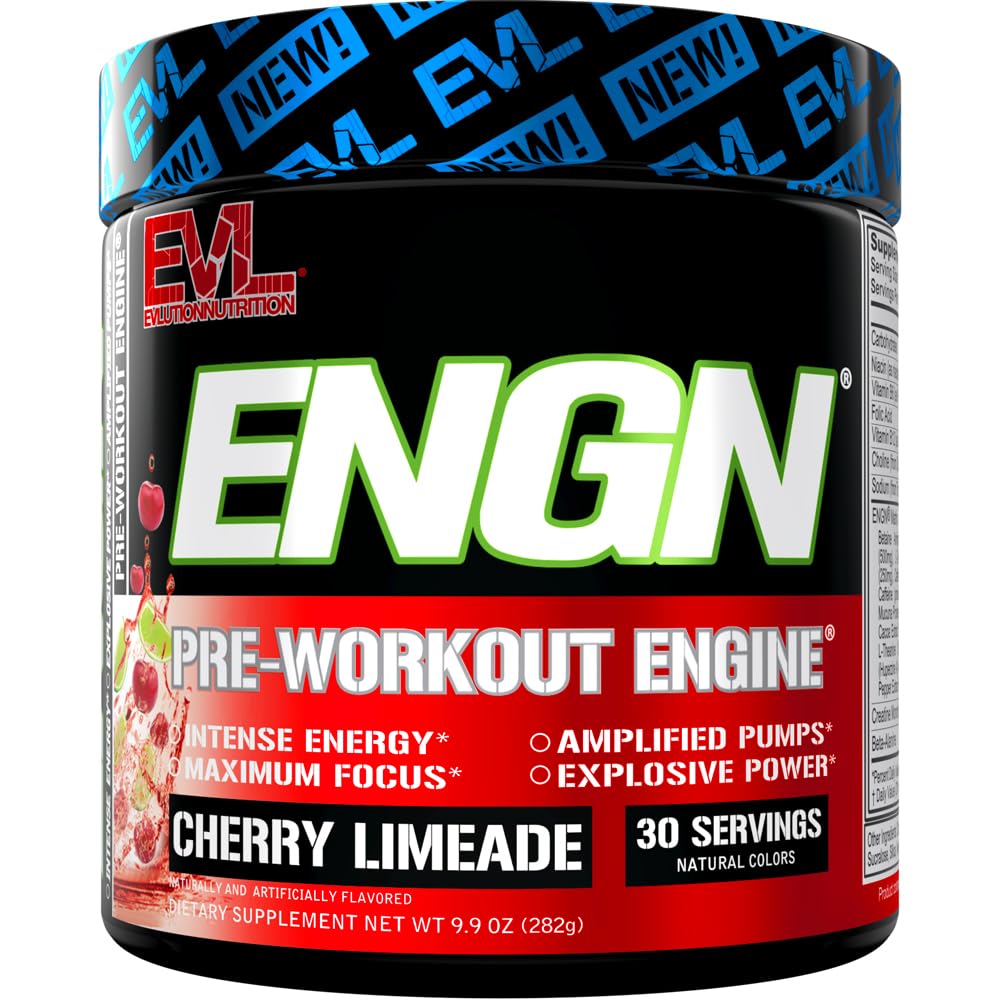 EVL ENGN - Intense Pre Workout with Creatine - 30 Servings - Blue Raz — Amazon image 9