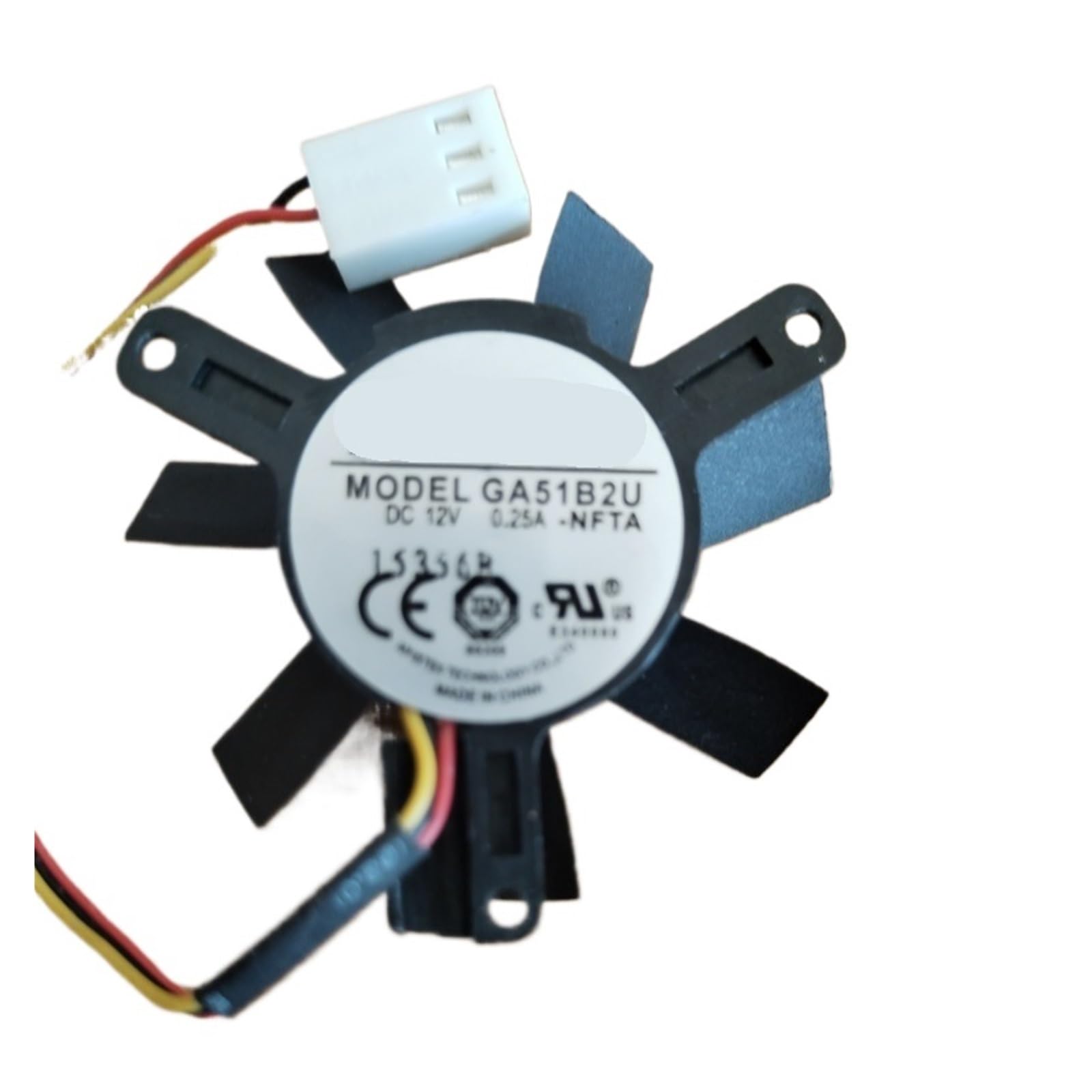 YMUGUEGH GA51B2U 12V 0.25A fan