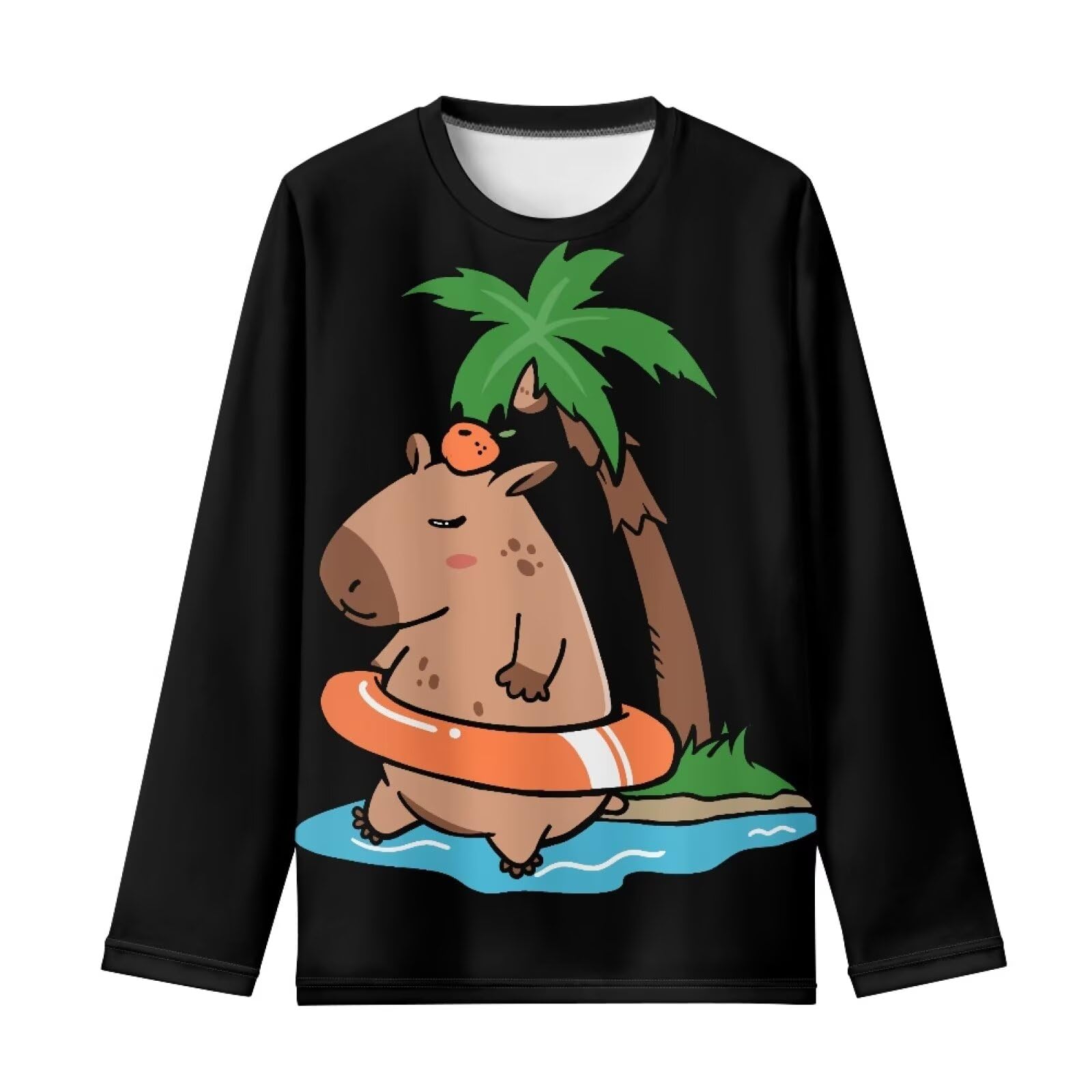 Girls Long Sleeve Shirt with Cute Graphic Casual Pullover Tops 3-16Y