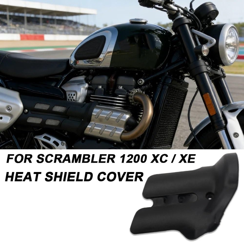 Misura per SCRAMBLER 1200 XC/XE Dispositivo antiscottatura Kit scudo termico Protezione tubo di scarico moto Copertura Copri scarico moto
