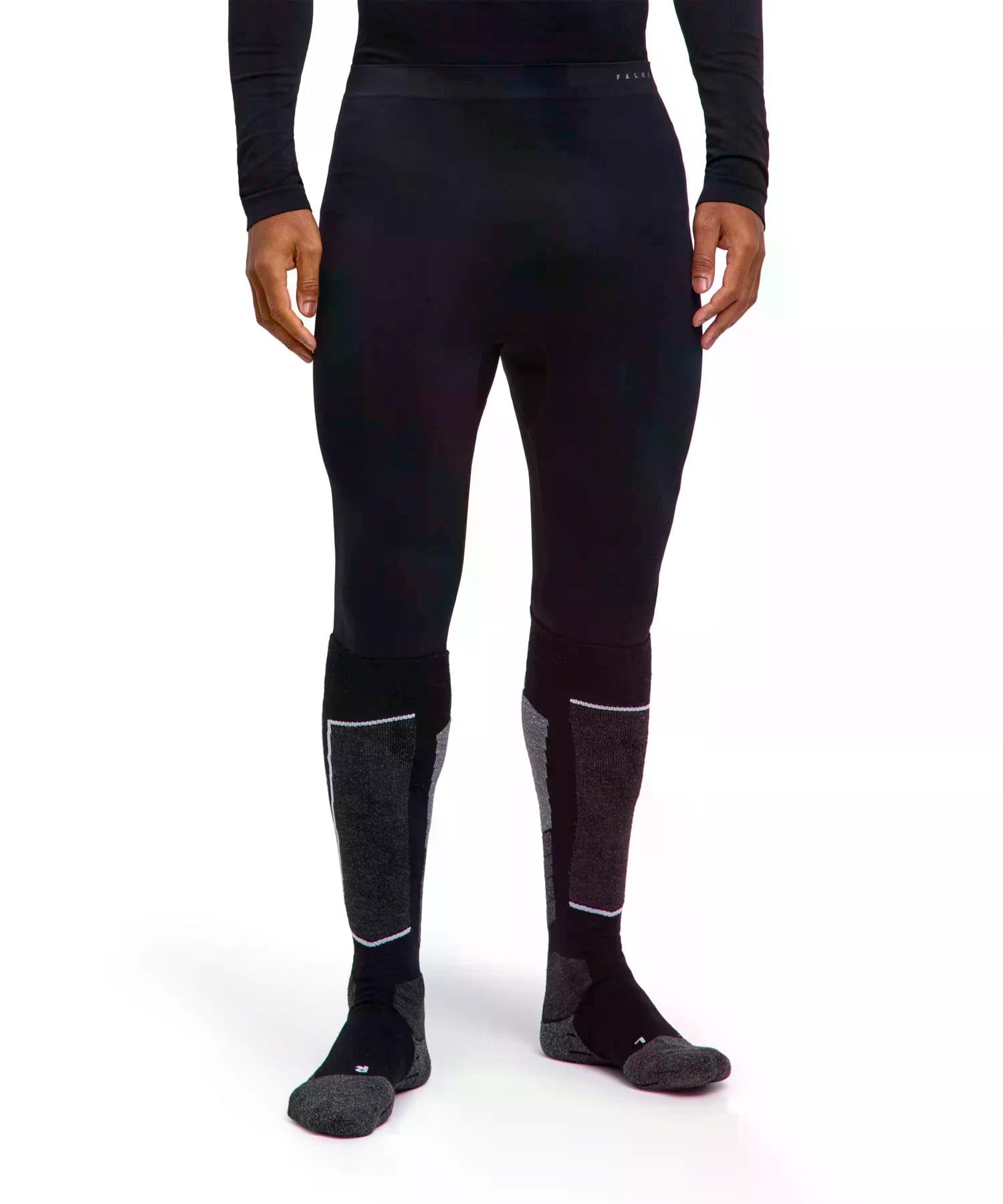 FALKE Herren Baselayer-Hose Maximum Warm 3/4 M Ti Funktionsmaterial Schnelltrocknend