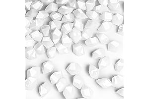 DomeStar White Porcelain Vase Fillers, Acrylic Ice Rocks for Vase Centerpiece, Table, Fish Tank Decoration