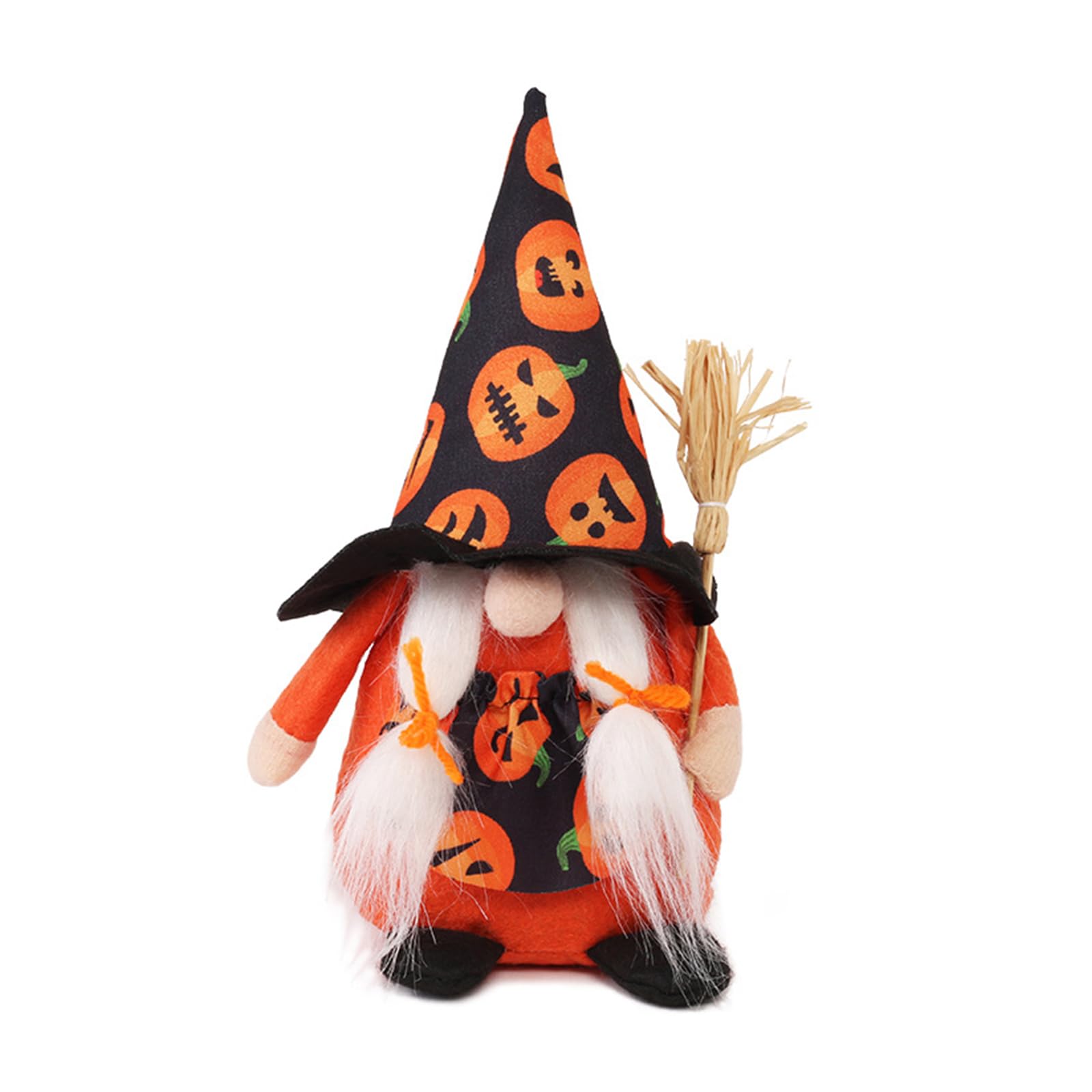 Nucelit Halloween Faceless Doll Standing Ornaments Decorations Small Dwarf for Festival Party Supplies Child Halloween
