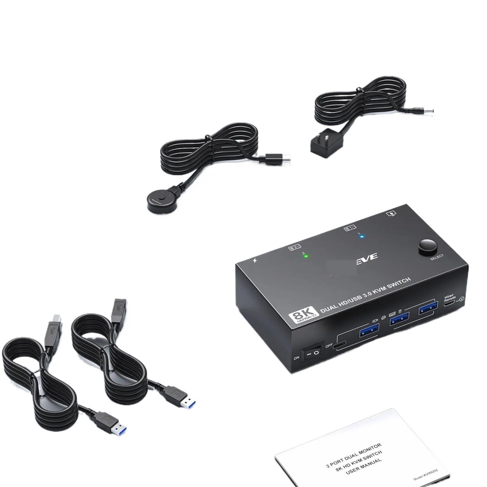 KVM HDMI 8K pour éliminer les câbles et partager clavier et souris
