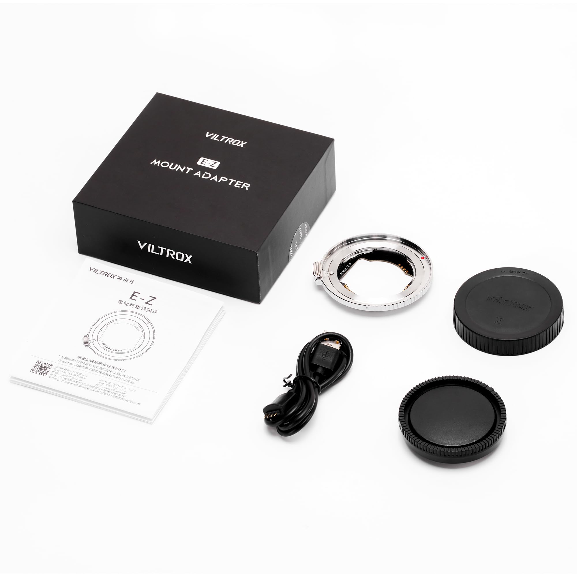 VILTROX E-Z AF Lens Mount Adapter pour Adapter Les objectifs Sony à Monture E aux appareils Nikon à Monture Z Adaptateurs AF