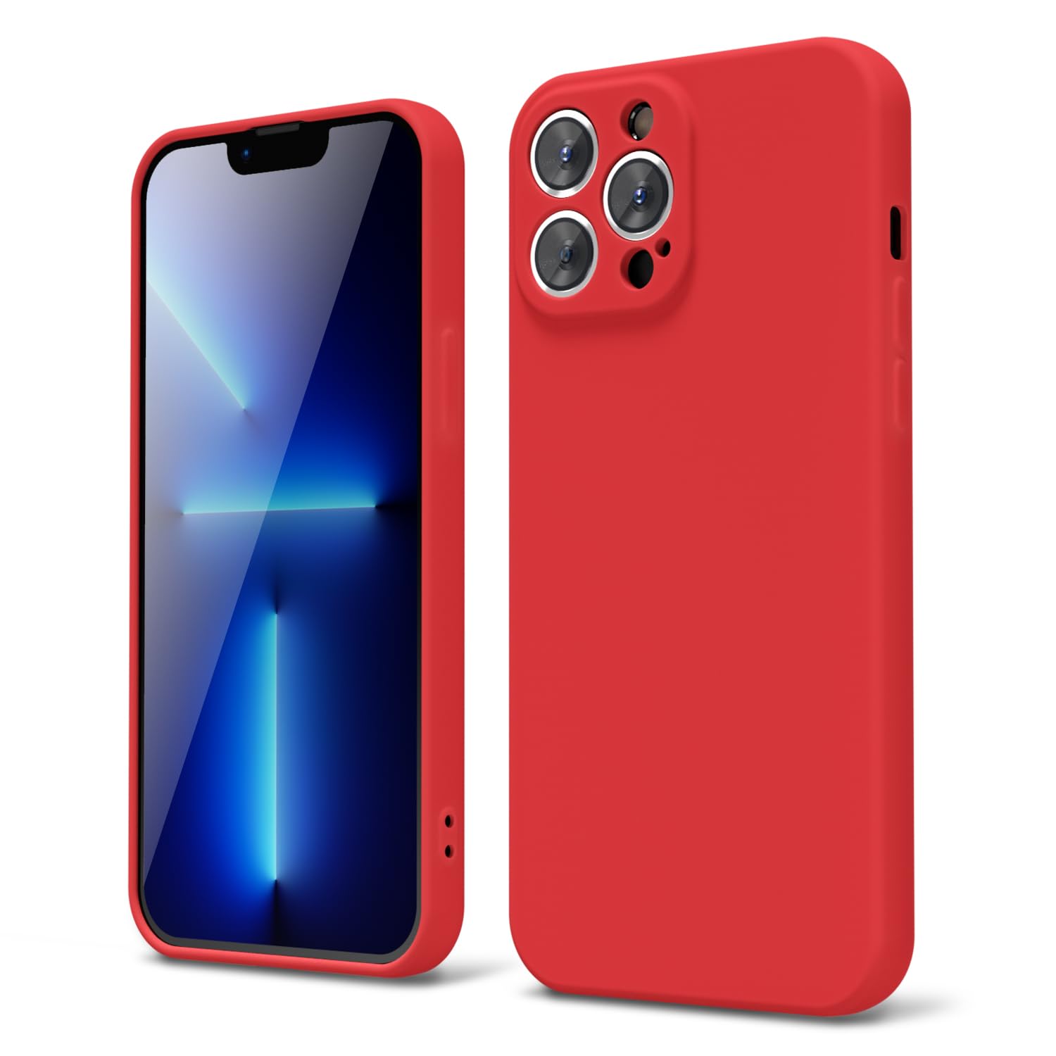 oakxco for iPhone 16 Pro Max Case Liquid Silicone, Soft Rubber Gel Elegant Aesthetic Basic Simple Cover, Cute Thin Slim TPU Matte Solid Color Plain Smooth Case for Women Girl, Light Pink — view 667