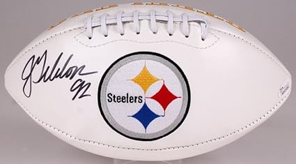 Pittsburgh steelers signed football Clearance