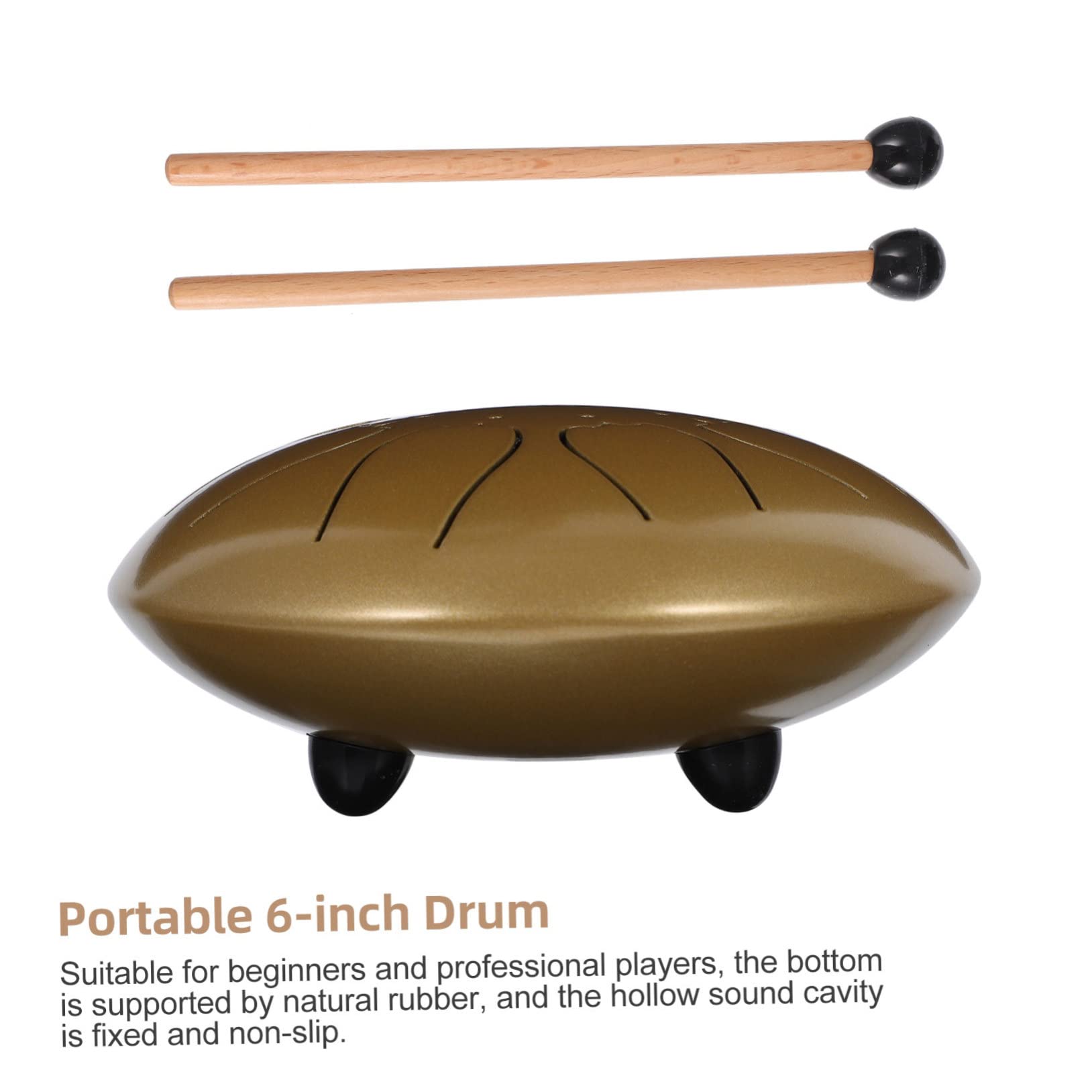 UKCOCO Tamburo Toni Manuale Scala per Batteria Elegante Bacchette Portatili Strumento Musicale Creativo Adatto per Educazione Musicale e Relax
