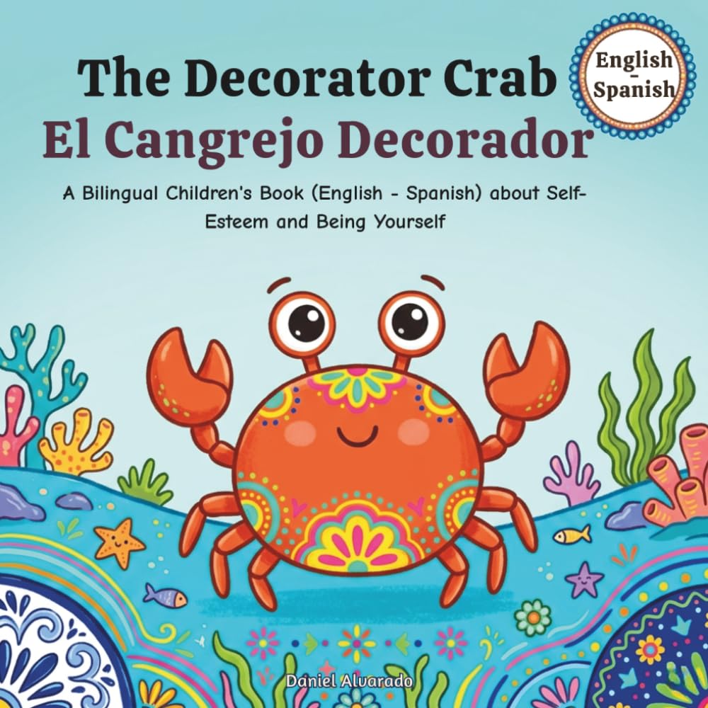 The Decorator Crab - El Cangrejo Decorador: A Bilingual Children's Book (English - Spanish) about Self-Esteem and Being Yourself (Ocean Emotions: Bilingual English-Spanish SEL Books for Toddlers)
