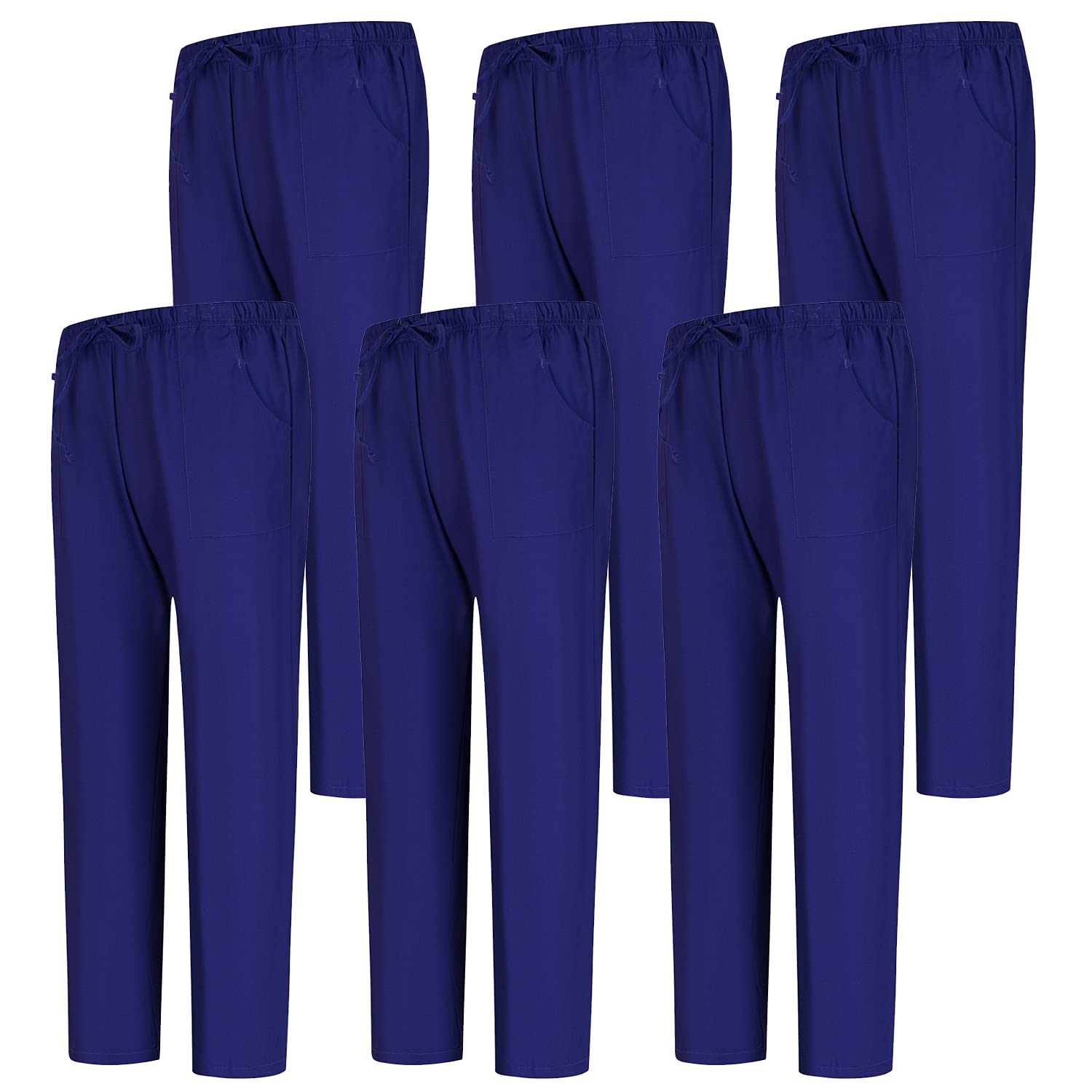 MISEMIYA Unisex Medizinische Schlupfhose (6er Pack)