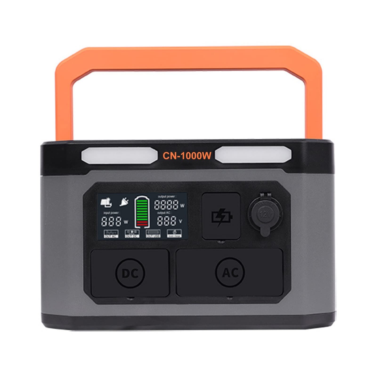 CUDTAPI Portable Power Station 1909Wh Capacity 2000W AC Outlets Solar Generator Pure Sine Wave for Home Backup Emergency(2000W-1909Wh)