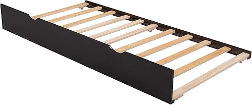 Miniatura 8 de Eafurn Sofá cama individual con nido y cajones de almacenamiento, marco de cama capitanes con cama extraíble, cama nido de tamaño individual con