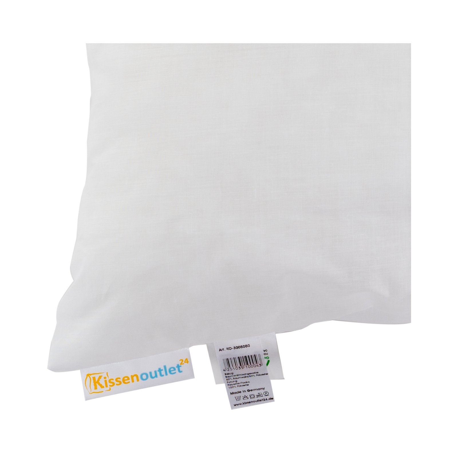 2er Set Kissen 70 x 70 cm, Ökotex, waschbar bis 60 Grad, Made in DE, Sofakissen, Kissenfüllung, Zierkissen für Allergiker, Premium