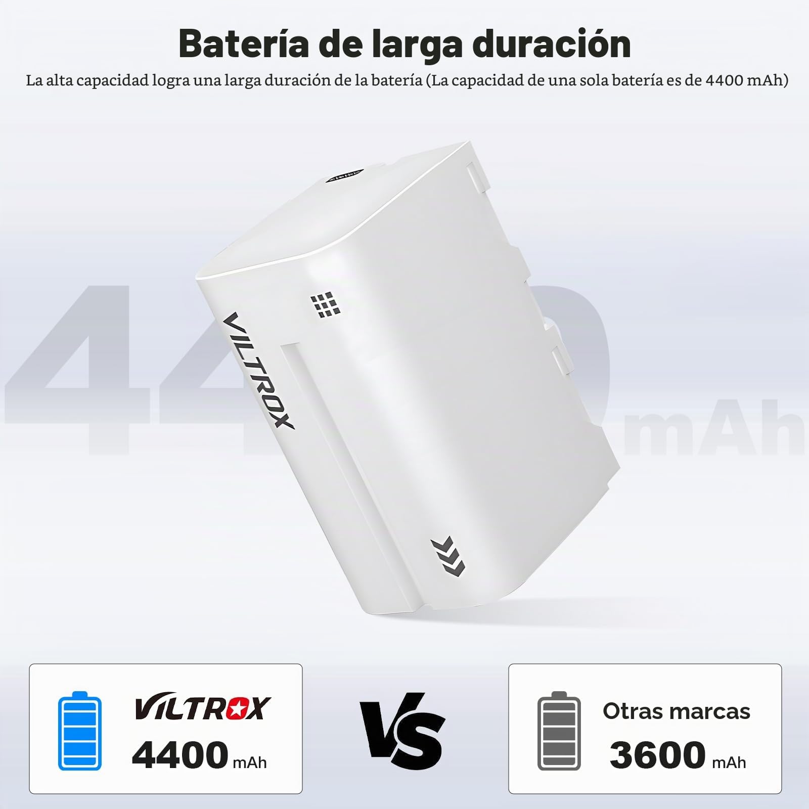 VILTROX 2-Pack NP-F750 Recargable Li-Ion Batería de Repuesto de 2 Piezas para Sony NP-F970 F960 F950 F770 F750 F570 F550 Compatible Godox Neewer Camcorder/Monitor/Camera