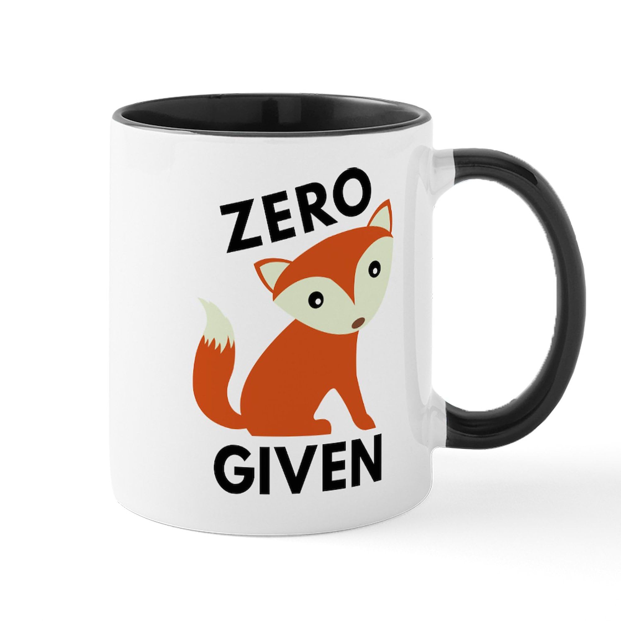CafePressZero Fox Given Mug 11 oz (325 ml) Ceramic Coffee Mug