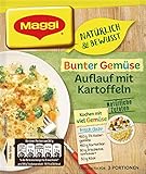 beutel maggi natürlich & bewusst putenschnitzel mit karotten und kartoffeln Leckerer Gemüseauflauf mit Kartoffeln, cremiger Frischkäse-Sauce und goldbraun überbackenem Käse