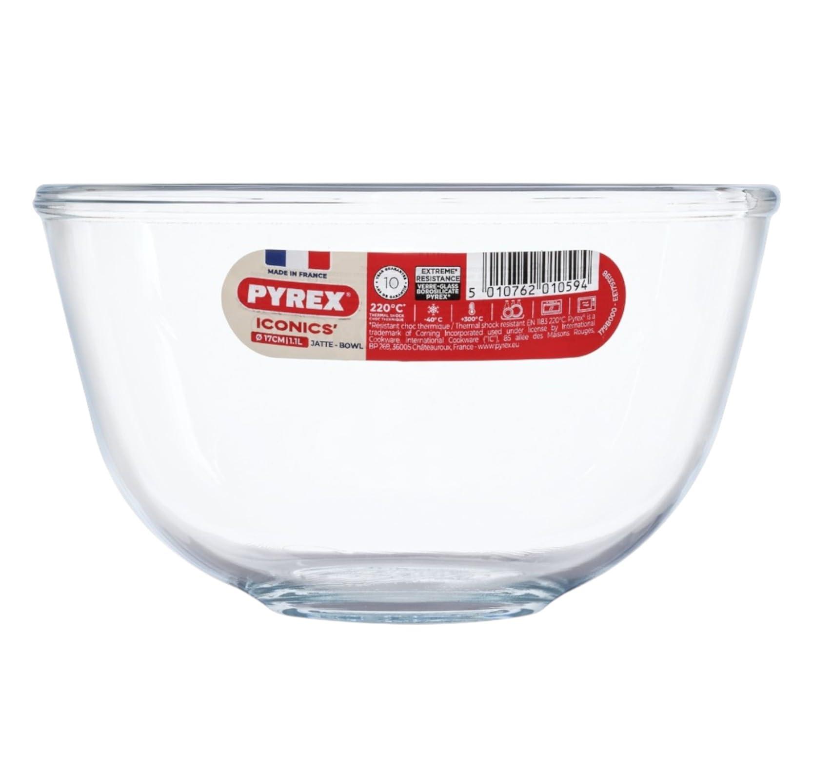 Classic Glass Round Bowl - 1 Liter, 4936051, 1 Litre