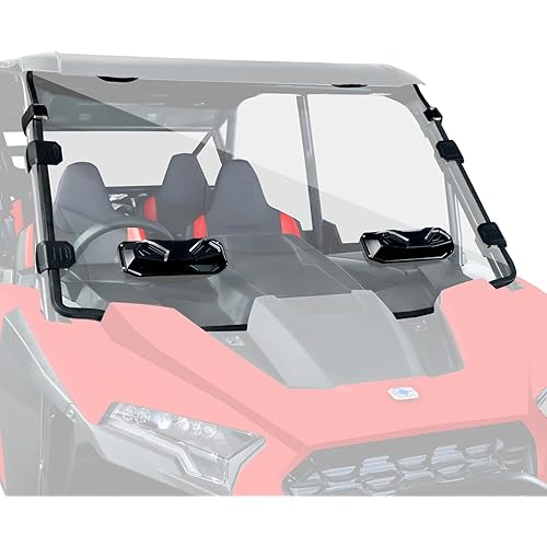 StarknightMT 2024+ RZR XP 1000 Windshield Vented Windshield Compatible with 2024 2025 POLARIS RZR XP 1000/XP 4 1000 UTV Heavy Duty Clear Front Window Accessories
