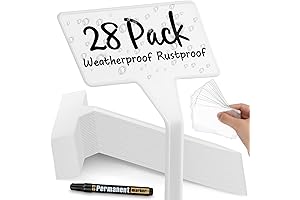 28 Pack UV Resistant Outdoor Plant Label, Waterproof Nursery Garden Markers