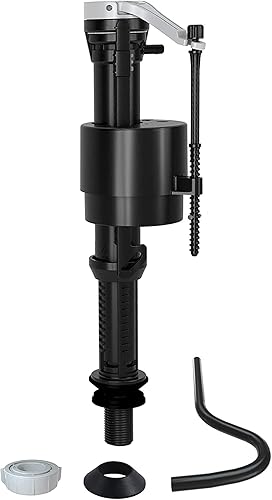 R&T Válvula de llenado de inodoro, kit de reemplazo de tanque de inodoro anti sifón, universal fácil instalar piezas de inodoro dentro del tanque