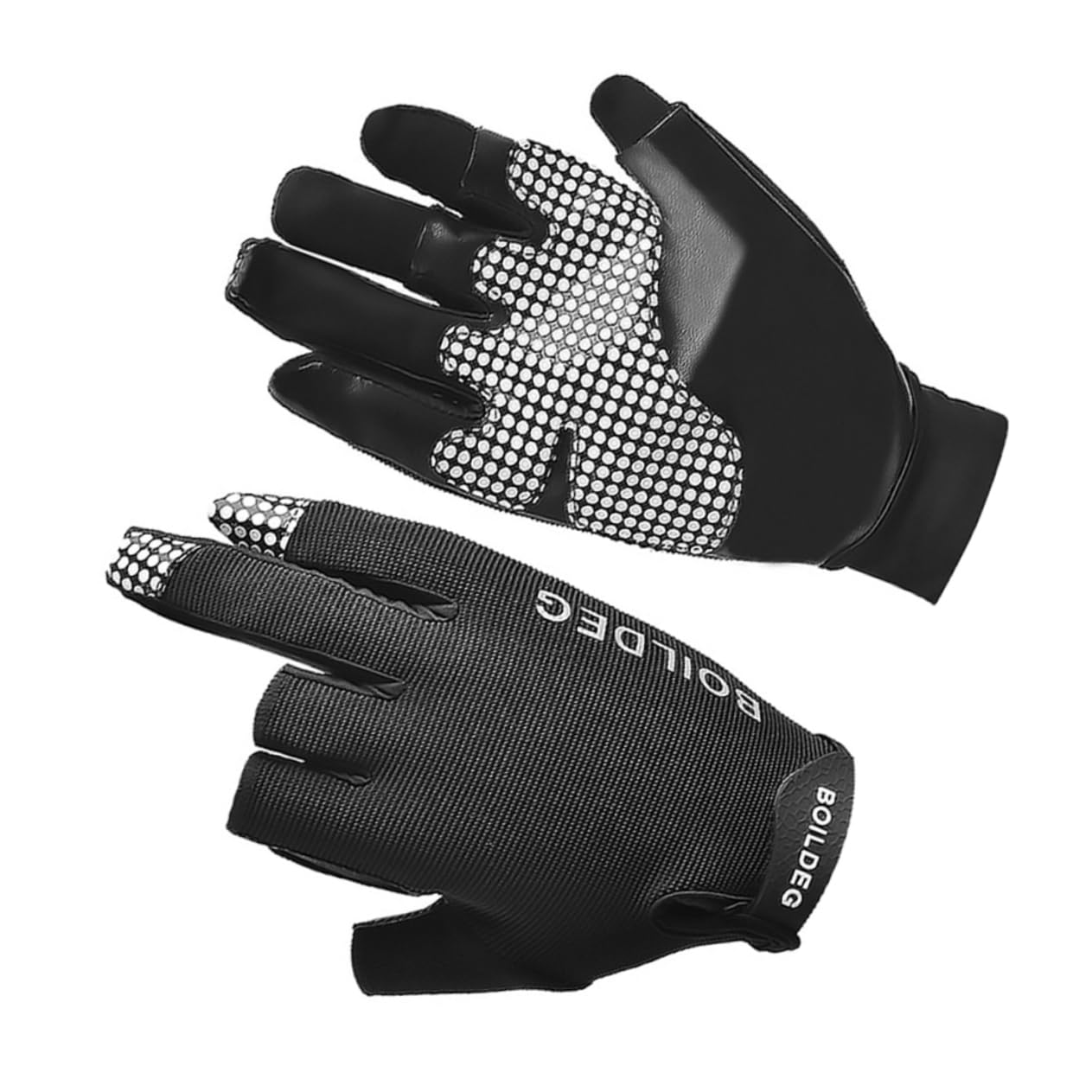 BESPORTBLE Reflective Fishing Gloves Men's Outdoor Fishing Gloves Anti-Slip for Winter